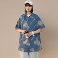 Load image into Gallery viewer, [GEBOXUAN Series]★Shirt★ 2color Short Sleeve Shirt Tops Unisex Men's Print Summer Clothes Loose
