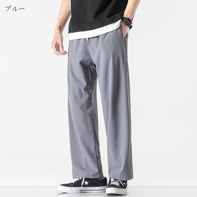 [BIGEMAN Series] ★Casual Pants★ 4color Nine-quarter-length Bottoms Pants Unisex Men's Large Size Plain Spring/Summer