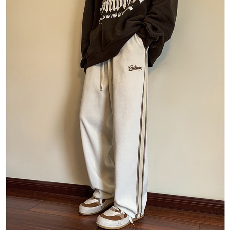 [Vesibo Series]★Casual Pants★ 3color Regular type or brushed lining type Pants Bottoms Unisex Men's