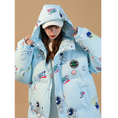 Load image into Gallery viewer, [Suikoishi Series] ★Winter Coat★ Cotton Coat Outerwear 5color Unisex Men's Cartoon Black Blue Green
