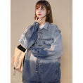 Load image into Gallery viewer, [YOUZIROU Series] ★Outer★ Jacket Denim 3color Unisex Men's Large Size Gradation
