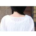 Load image into Gallery viewer, [OttO series] ★China style tops★ 2color T-shirt Improved temperament Improved Tang suit Thin Sun protection Black White
