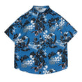 Load image into Gallery viewer, [TRAVEL ISSUANCE Series] ★Short Sleeve Shirt★ Hawaii Aloha Shirt Print Unisex Men's Blue Cool
