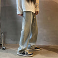 Load image into Gallery viewer, [TUNXI series] ★Denim pants★ 2color bottoms, unisex, men's, pocket, retro, slimming, easy to match
