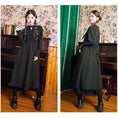 Load image into Gallery viewer, [Ancient mansion --- 臇薇 series] ★China style dress★ Long dress Black Black China button
