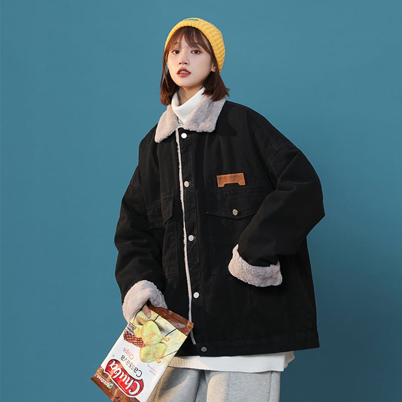 recommendation! [Morimoto Series]★Winter Coat★ Outerwear 2color Unisex Men's Denim Blue Black Blue Black ML XL 2XL