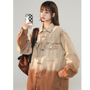 [FKZ Series]★Jacket★ 3color outer denim jacket unisex men's retro casual