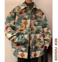 Load image into Gallery viewer, [PPDJ Series]★Jacket★ Outerwear, oil painting style, unisex, men's, large size, cool, easy to match
