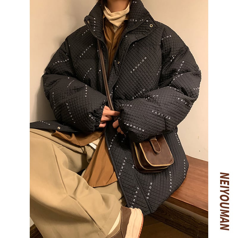 [NANSHI Series] ★Cotton coat★ 2color outer winter coat unisex men's large size thick warm