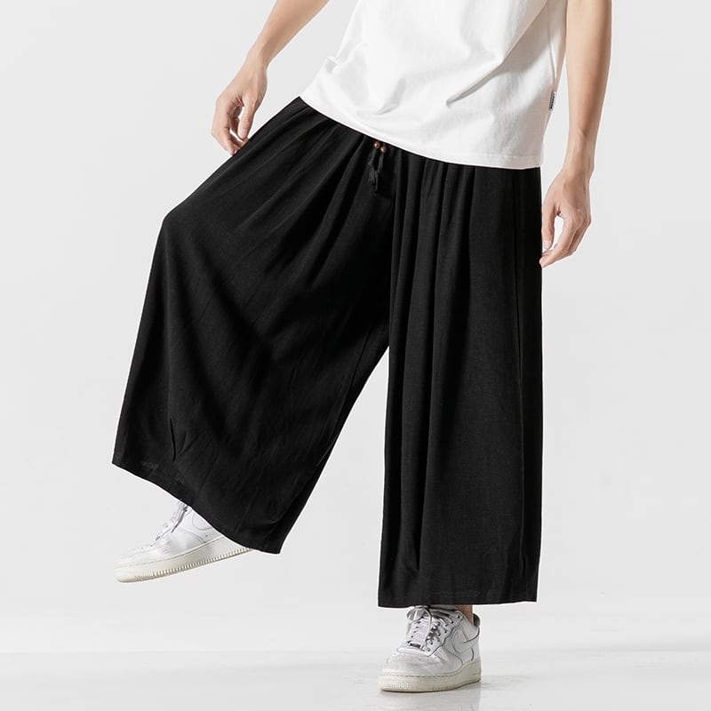 [JUNYI Series]★Casual Pants★ 3color Bottoms Chinese Style Pants Men's Large Size Plain Simple