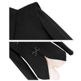 Load image into Gallery viewer, [Daiseiryusu Series]★China style blazer★Outer slim switching retro black black irregular
