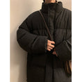 Load image into Gallery viewer, [PPDJ Series] ★Cotton Coat★ 2color Outerwear Winter Coat Unisex Men's Large Size Black White
