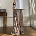 Load image into Gallery viewer, [BIGEMAN Series] ★Casual Pants★ Bottoms Trousers Men's Large Size Floral Pattern Brown
