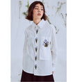 Load image into Gallery viewer, [Yangji Great Dream Series]★China Style Shirt★ Tops Ichihatsu Embroidery Original Long Sleeve Shirt Fashion
