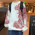 Load image into Gallery viewer, [Emeisa series]★China style sweater★ 3color Unisex Men's Blue Black Red ML XL 2XL 3XL
