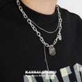 Load image into Gallery viewer, [KANSAI Series]★Necklace★ Collar Accessory Unisex Double Silver Cool
