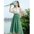 Load image into Gallery viewer, [Shirashu Series] ★Skirt★ Bottoms Summer Clothes Simple Ladies Fashion Green Green Easy to match
