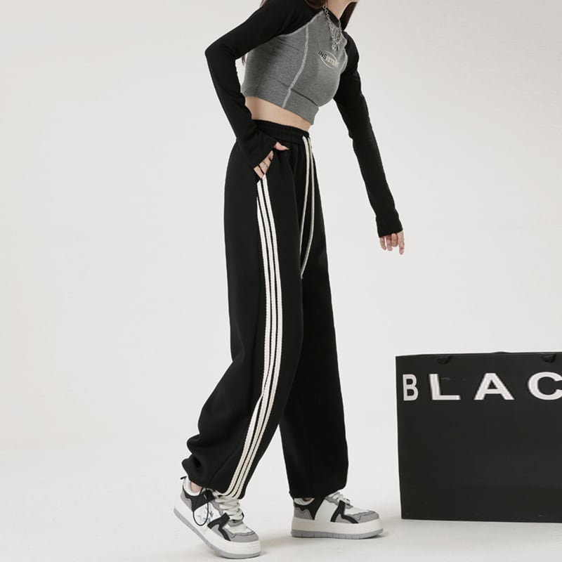 [XIAONIJIA series] ★Casual pants★ 2color bottoms trousers, sports style, slimming, easy to match