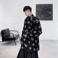 Load image into Gallery viewer, [Illustrated series] ★Chinese style shirt★ Tops Dot pattern Black Black Chinese clothes Easy to match ML XL
