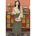 Load image into Gallery viewer, [Misslin Fashion Series]★Setup, single item order★ Shirt or skirt, green, date, commuting, office lady, easy to match
