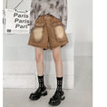 Load image into Gallery viewer, [YIDAO Series]★Shorts★ 3color Denim Pants Short Length Pants Trousers Brown Black Purple
