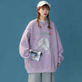 Load image into Gallery viewer, [WRZB Series] ★Tops★ 4color Unisex Men's Large Size Cartoon Gray White Purple Blue
