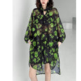 Load image into Gallery viewer, [YIDAO Series]★Setup★ 2-piece set, top and bottom set, shirt + shorts, slimming, cool, green, green
