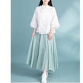 Load image into Gallery viewer, [Qing Series]★China style tops★ 3color Chinese style shirt, Chinese clothes, summer clothes, cool, Chinese clothes, Tang clothes, retro
