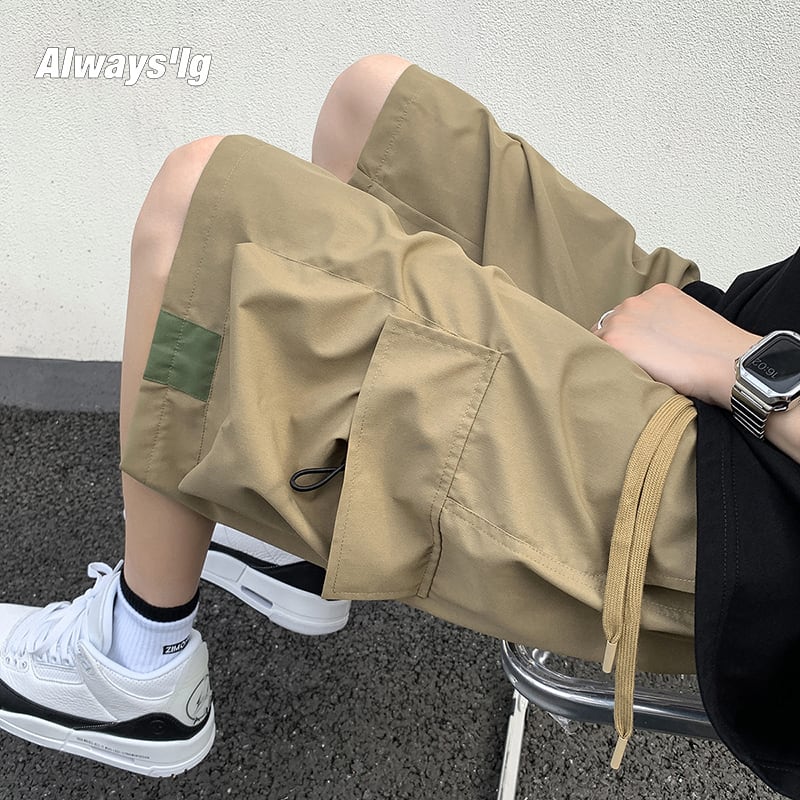 [BIGEMAN Series] ★Shorts★ 4color Bottoms Short Length Pants Unisex Men's Large Size Casual Pants