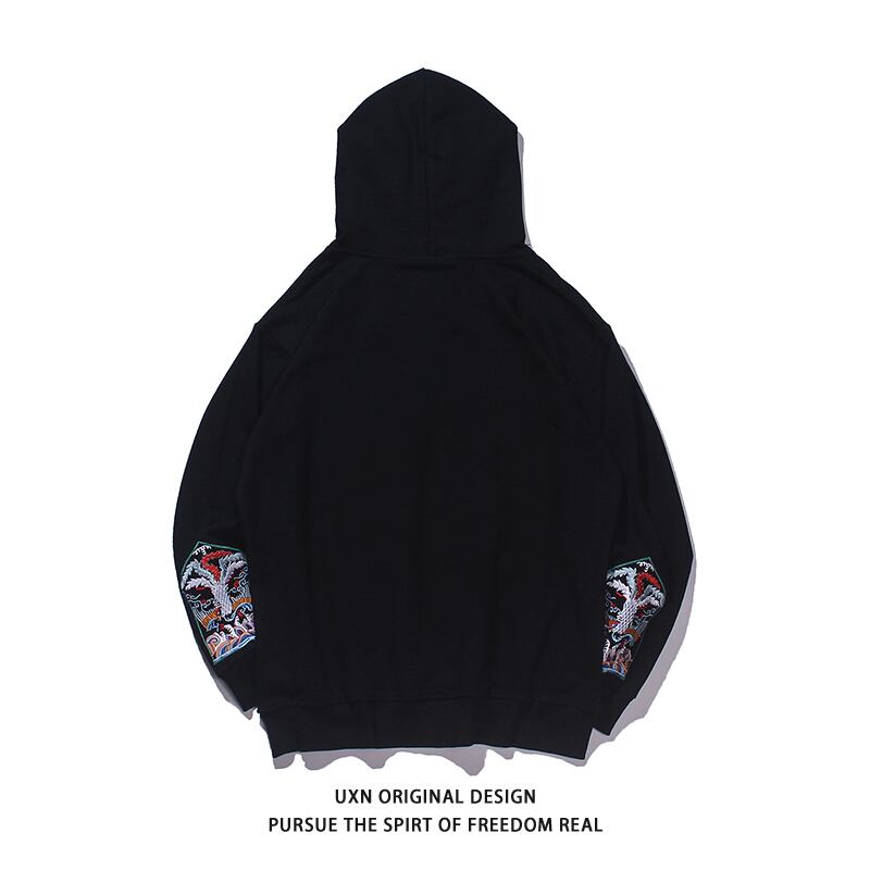 [51Ha Series] ★China Style Parka★ 2color Tops Embroidery Unisex Men's Ethnic Style White Black S M L XL