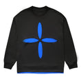 Load image into Gallery viewer, [BAYINGLI series] ★Tops★ Men's sweatshirt casual black black blue design
