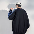 Load image into Gallery viewer, [HDEH Series] ★Tops★ 3color long sleeve tops unisex men's large size black navy brown
