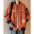 Load image into Gallery viewer, [GUMALA Series]★Jacket★ 3color Outerwear Stadium Jacket Embroidery Unisex Men's Cool
