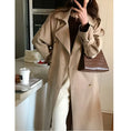 Load image into Gallery viewer, [ZHENMANZI series] ★Trench coat★ 2color long length coat outerwear for improving temperament, commuting, dating
