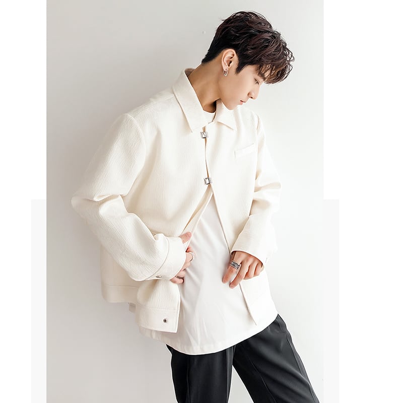 [CHICERRO series] ★China style jacket★ 2color outerwear casual unisex men's black beige