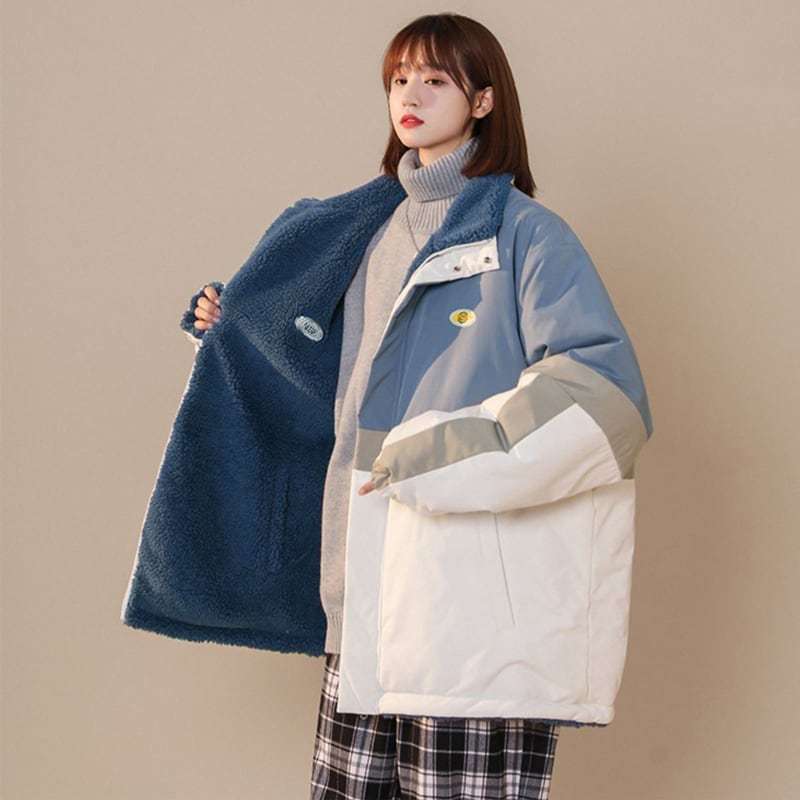 [Morimoto Series]★Winter coat★ Coat that can be worn on both sides 3 colors Thick and warm Unisex Men's color scheme Casual