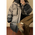 Load image into Gallery viewer, [GEBOXUAN Series] ★Coat with cotton insert★ 2color outer winter coat gradation unisex men's large size thick warm
