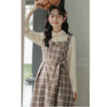 Load image into Gallery viewer, [MEIYI Series] ★One Piece★ Women's Plaid Fake Layered Commuting Date Cute
