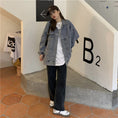 Load image into Gallery viewer, [KEKELI Series]★Denim Jacket★ Outerwear Jean Jean Asymmetrical Autumn Coordination Stylish Slimming Easy to match
