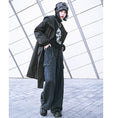 Load image into Gallery viewer, [Ancient Monster House---Kinryu Series] ★China style coat★ Cotton coat, thick, warm, winter clothes, long coat, black, black
