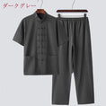 Load image into Gallery viewer, [Hanxi Series] ★Set-up★ 2-piece set, Chinese-style top and pants, cotton linen, plain
