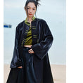 Load image into Gallery viewer, [Big Blue Dragon Series] ★China style coat★ 3 ways to wear Tops Black Black Color scheme Cool
