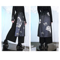 Load image into Gallery viewer, [Ancient monsters---Kabunji series] ★China style trousers★ Print gaucho pants Black Black SML XL
