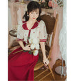 Load image into Gallery viewer, [Jinkyoku Series]★Skirt★ Bottoms Spring/Summer Long Skirt Ladies Retro Red Red SML
