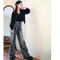 Load image into Gallery viewer, [Old Monsters---Peninsula Secret Words Series]★Denim pants★Bottoms Pants Easy to match Original with design
