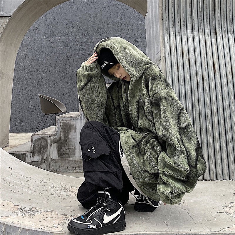 [Style Series]★Winter Coat★ 2color Cute Unisex Men's Hooded Oversized Cool