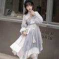 Load image into Gallery viewer, [Dust, smoke, clouds, dreams --- Beautiful Lantern Series] ★Chinese-style set★ One-piece dress + outerwear Chinese clothing Hanfu one-piece dress Original Cute
