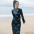 Load image into Gallery viewer, [Da Qinglong Shu Series] ★Chinese style dress★ Chinese clothes, floral pattern, improved cheongsam dress, slimming wear, photo shoot, party
