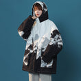 Load image into Gallery viewer, [Mengba Series] ★Winter Coat★ 2color Thick Warm Snowy Mountain Unisex Men's Casual Black White
