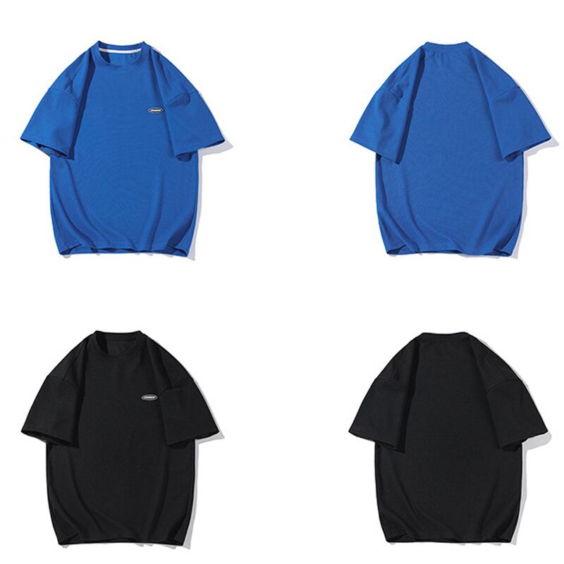 [BIGEMAN Series]★T-shirt★ Tops 7color Unisex Men's Large Size Casual Simple Easy to Match